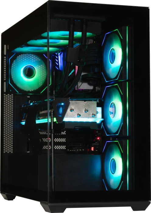 BitFenix CETO Black, 4A, Lüfter LED ARGB, Glasfenster