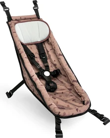 Croozer Kraams Fahrradanhänger Babysitz red patterned