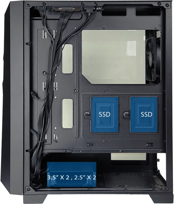 Xilence Xilent Breeze Performance A+ X7 X712.RGB, Glasfenster