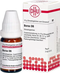 DHU Borax D6 Globuli, 10g