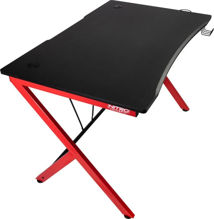 Nitro Concepts D12 Schreibtisch 116x76cm schwarz/rot