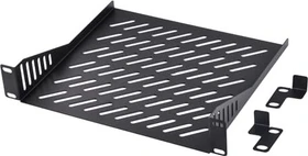 GeeekPi GeeekPi/DeskPi RackMate 10" Fachboden, Lüftungsschlitze, für RackMate T0/T1, 1HE, schwarz, 1HE, 1 Stück