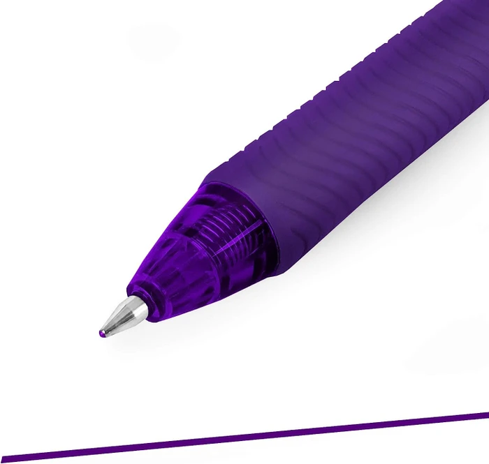 Pentel EnerGel X BL107 0.7mm/0.35mm Gelroller violett/transparent, 3er-Pack
