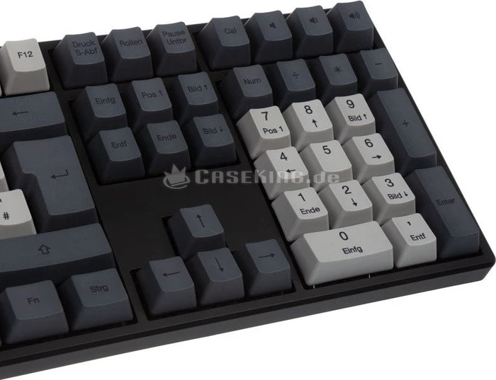 Ducky One PBT, schwarz/grau, MX BLACK, USB, DE