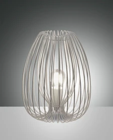Fabas Luce Camp Tischleuchte weiß Ø25cm