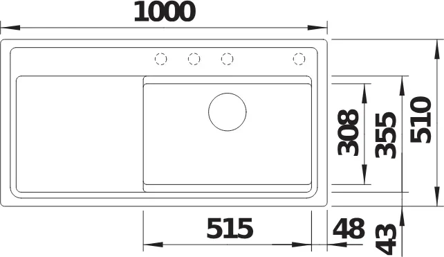 Blanco Etagon XL 6 S InFino weiß