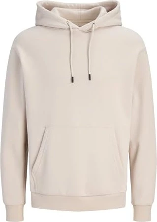 Jack & Jones Einfarbig Hoodie moonbeam (Herren)