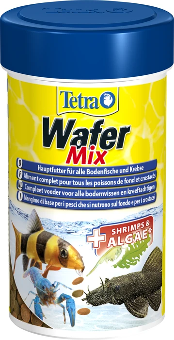 Tetra Wafer Mix Hauptfutter für Bodenfische und Krebse, 48g, 100ml
