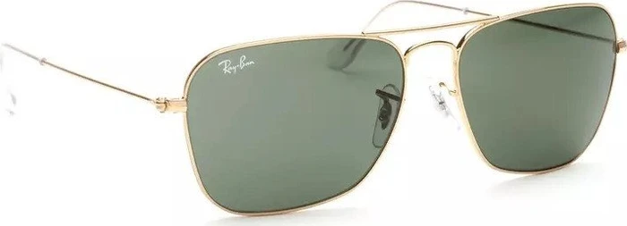 Ray-Ban RB3136 Caravan 58mm gold/grün