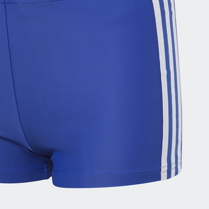 adidas Classic 3-Streifen Badehose semi lucid blue/white (Junior)