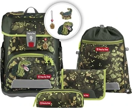Step by Step Cloud Dino Torex Schultaschen-Set, 5-tlg.