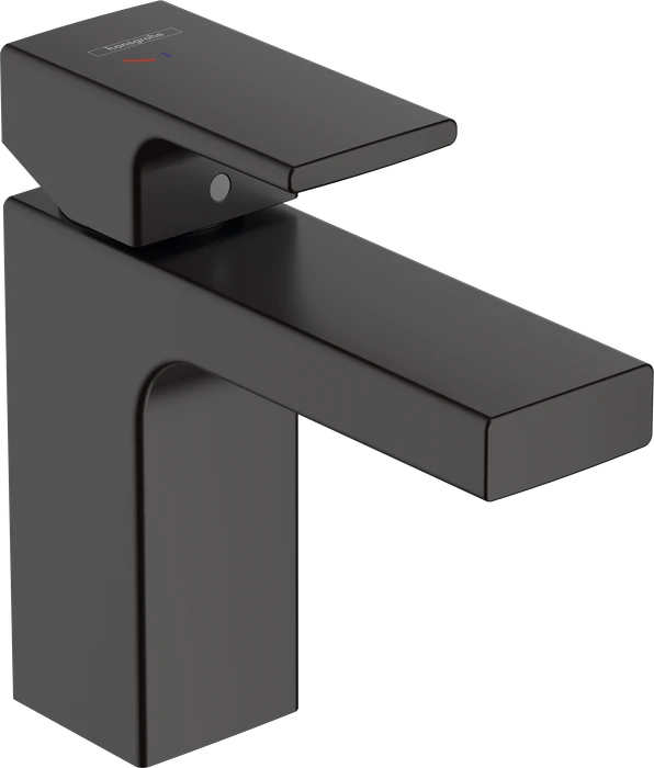 Hansgrohe Vernis Shape 100 CoolStart Waschbeckenarmatur mit Ablauffernbedienung mattschwarz