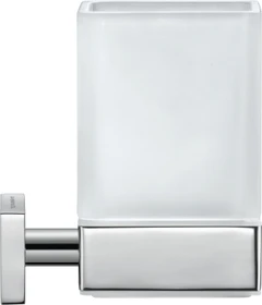 Duravit Karree Zahnputzbecher chrom