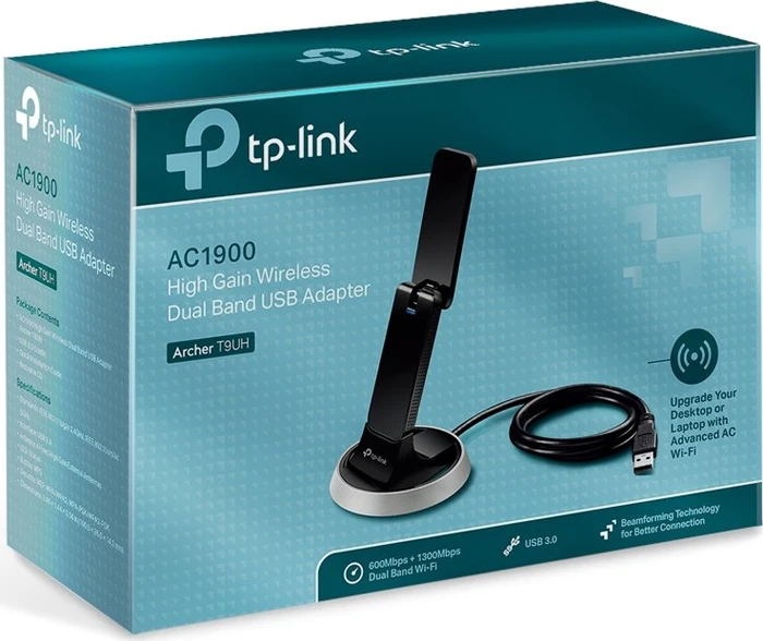TP-Link AC1900 High Gain DualBand, 2.4GHz/5GHz WLAN, USB-A 3.0 [Stecker]