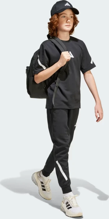 adidas Tapered-Leg Z.N.E. Trainingshose lang schwarz/weiß (Junior)