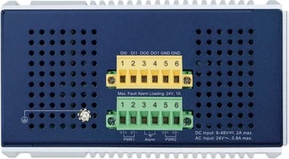 Planet IGS-4215 Industrial Railmount Gigabit Managed Switch, 8x RJ-45, 4x SFP+