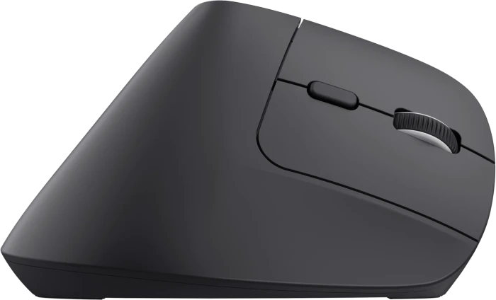 Trust Bayo+ Multidevice Ergonomic Wireless Mouse schwarz, ECO zertifiziert, USB/Bluetooth