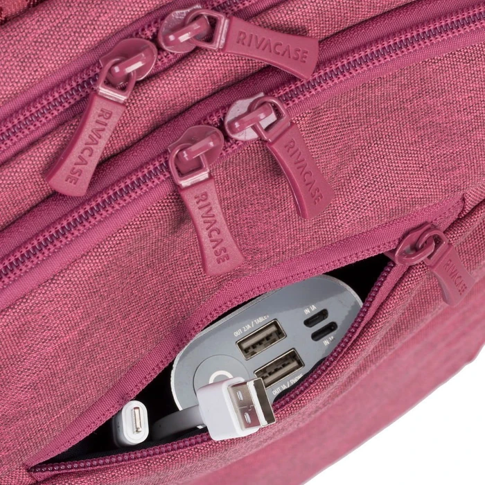 RivaCase 7760 Suzuka ECO 15.6" Notebook Rucksack, rot