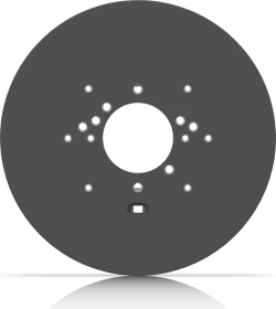 Ubiquiti Anschlussbox Montageplatte, schwarz