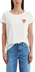 Marc O'Polo Regular Print T-Shirt kurzarm weiß (Damen)