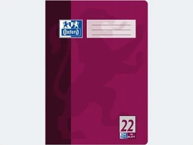 Oxford Schulheft, A4, Lineatur 22, pflaume, 16 Blatt, 15er-Pack
