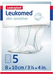 BSN medical Leukomed skin sensitive Pflaster steril,  8 x 10cm,     5 Stück