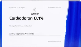 Weleda Cardiodoron 0.1% Injektionslösung, 8ml (8x 1ml)