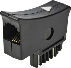 Renkforce Telefonadapter analog 1x TST-Stecker/1x RJ11-Stecker 6p4c