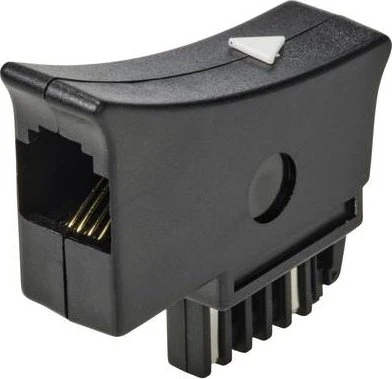 Renkforce Telefonadapter analog 1x TST-Stecker/1x RJ11-Stecker 6p4c
