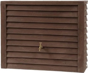 Garantia Woody Wandtank Regenwassertank 350l darkwood