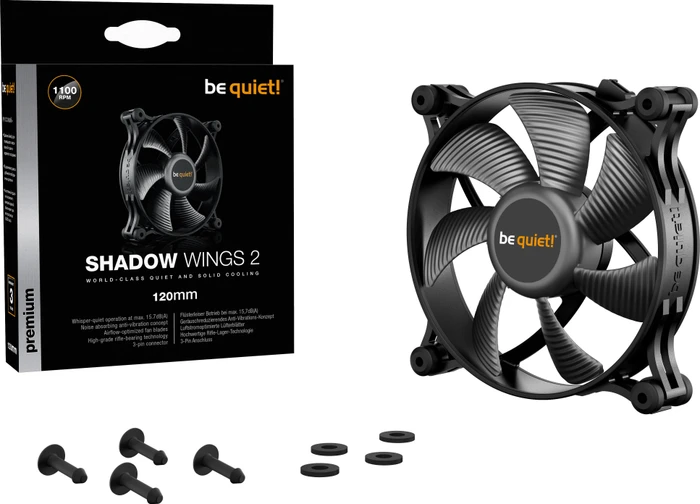 be quiet! Shadow Wings 2, 120mm