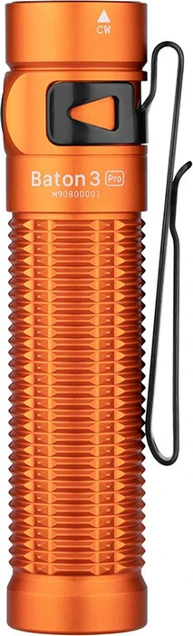 OLight Baton 3 Pro Taschenlampe orange