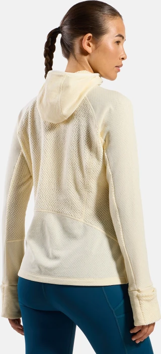 Odlo X-Alp Trail Half Zip Hooded Laufshirt langarm gardenia (Damen)