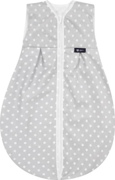Alvi Molton Sommer-Schlafsack Stars Gr.70, 0.5TOG silber