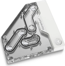 EK Water Blocks Quantum Line EK-Quantum Momentum² Maximus Z790 Formula D-RGB VRM Bridge weiß, Nickel, Acryl