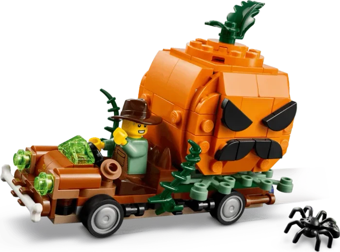 LEGO Halloween - Pickup mit Halloweenkürbis