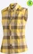 Maier Sports Sana Hemd ärmellos yellow check (Damen) Vorschaubild