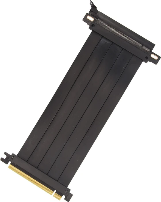 Ashata Riser Kabel, gerade, PCIe 4.0, 400mm, schwarz