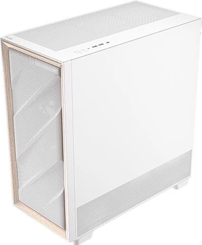 Antec Flux, weiß/braun, Glasfenster
