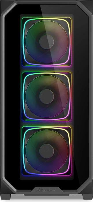 Sharkoon AK5G RGB Black, Glasfenster