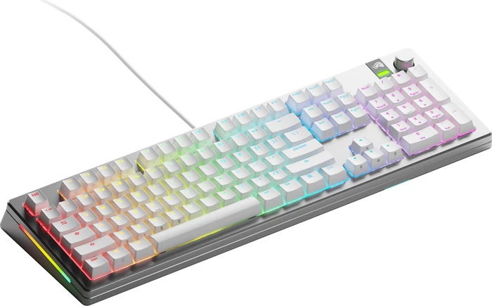 Glorious GMMK 3 Pro 100% Pre-built Gaming Keyboard, silber, LEDs RGB, Glorious Fox MX, USB, US