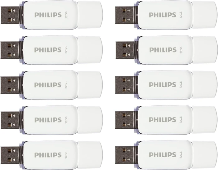 Philips Snow Edition 32GB, USB-A, USB 2.0, 10er-Pack