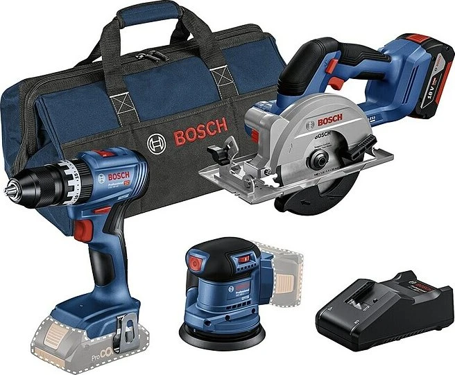 Bosch Professional Akku-Maschinenset inkl. Tasche + Akku 4.0Ah