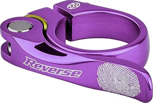Reverse Long Life 34.9mm Sattelklemme violett