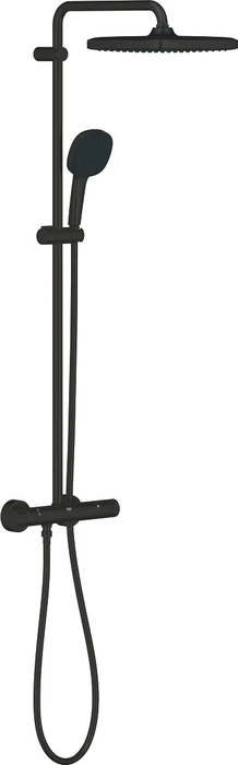 Grohe Vitalio Comfort 250 Duschsystem mit Thermostat matt black