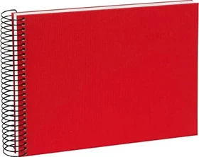 Goldbuch Spiralalbum, 24x17, 40 weiße Seiten, Bella Vista rot