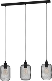 Eglo Wrington Pendelleuchte 3-flammig schwarz