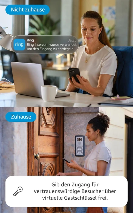 Ring Intercom Video, Smart Türöffner für Gegensprechanlagen mit Video-Streaming
