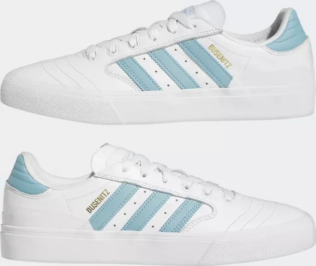 adidas Busenitz Vulc II cloud white/preloved blue/gold metallic (Herren)