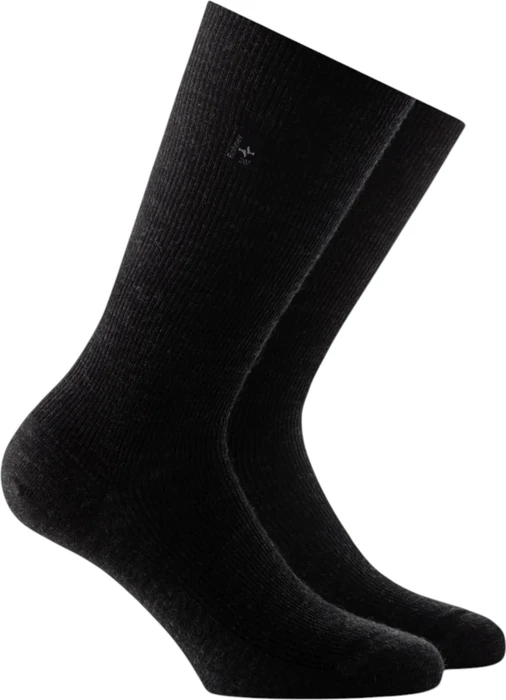 Rohner Super WO Socken schwarz (Herren)